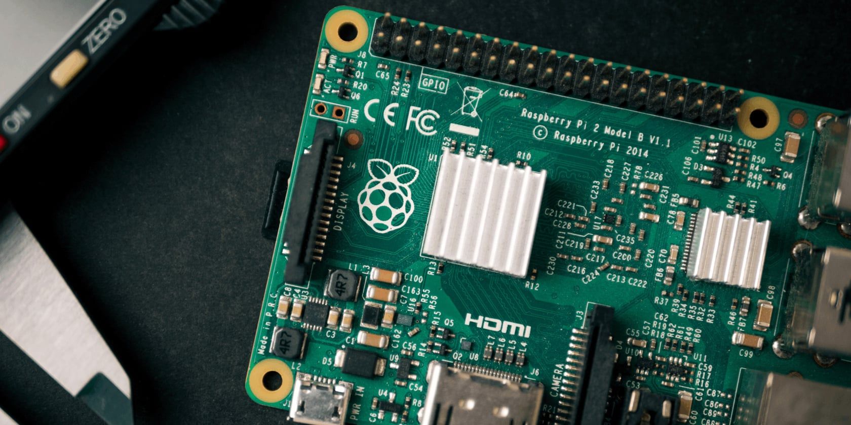 Bo mạch Raspberry Pi có tản nhiệt