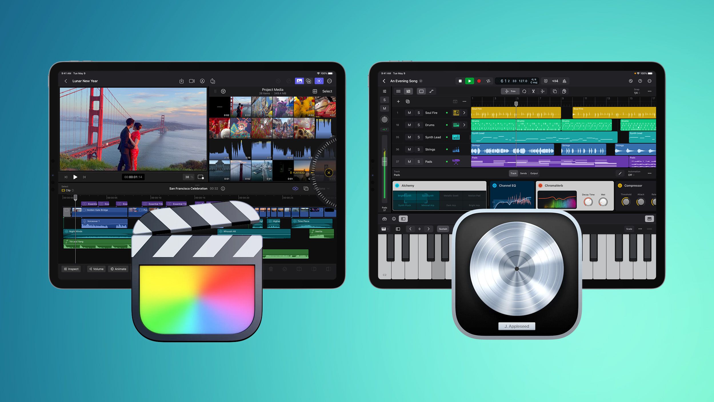 Khi nào dự kiến ​​​​Final Cut Pro và Logic Pro sẽ ra mắt trên iPad vào ngày mai