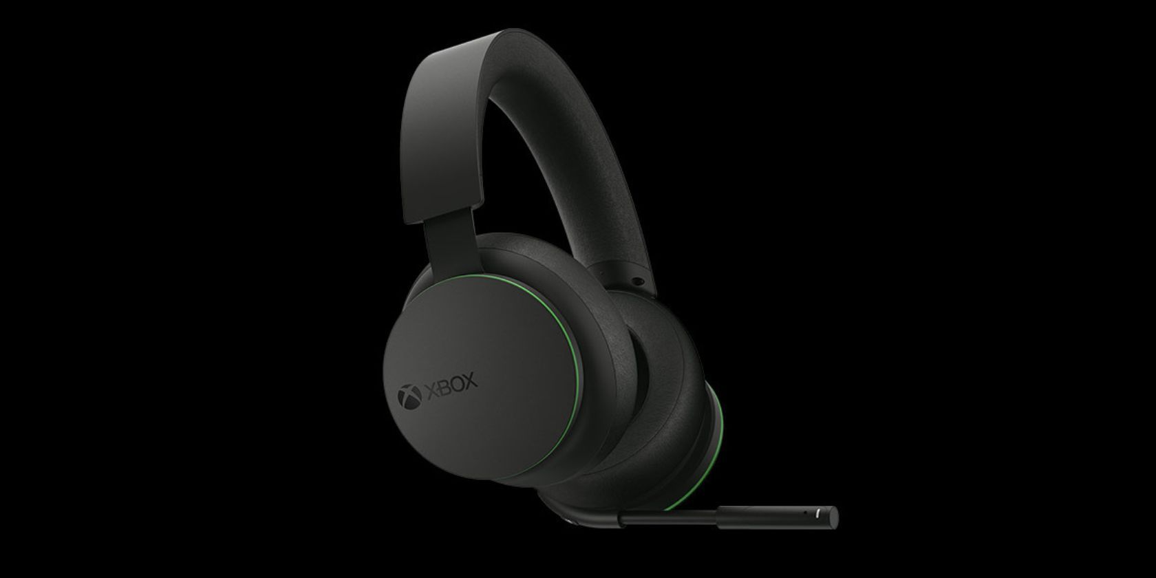 Tai nghe không dây Xbox trên nền đen