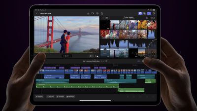 Giao diện người dùng iPad Final Cut Pro