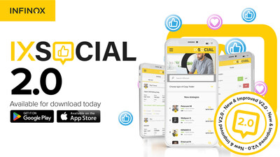 INFINOX Launches Revolutionary IX Social 2.0