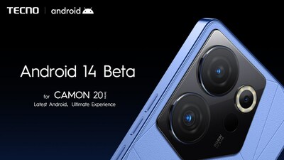 Android 14 Beta for TECNO CAMON 20 series (PRNewsfoto/TECNO MOBILE)