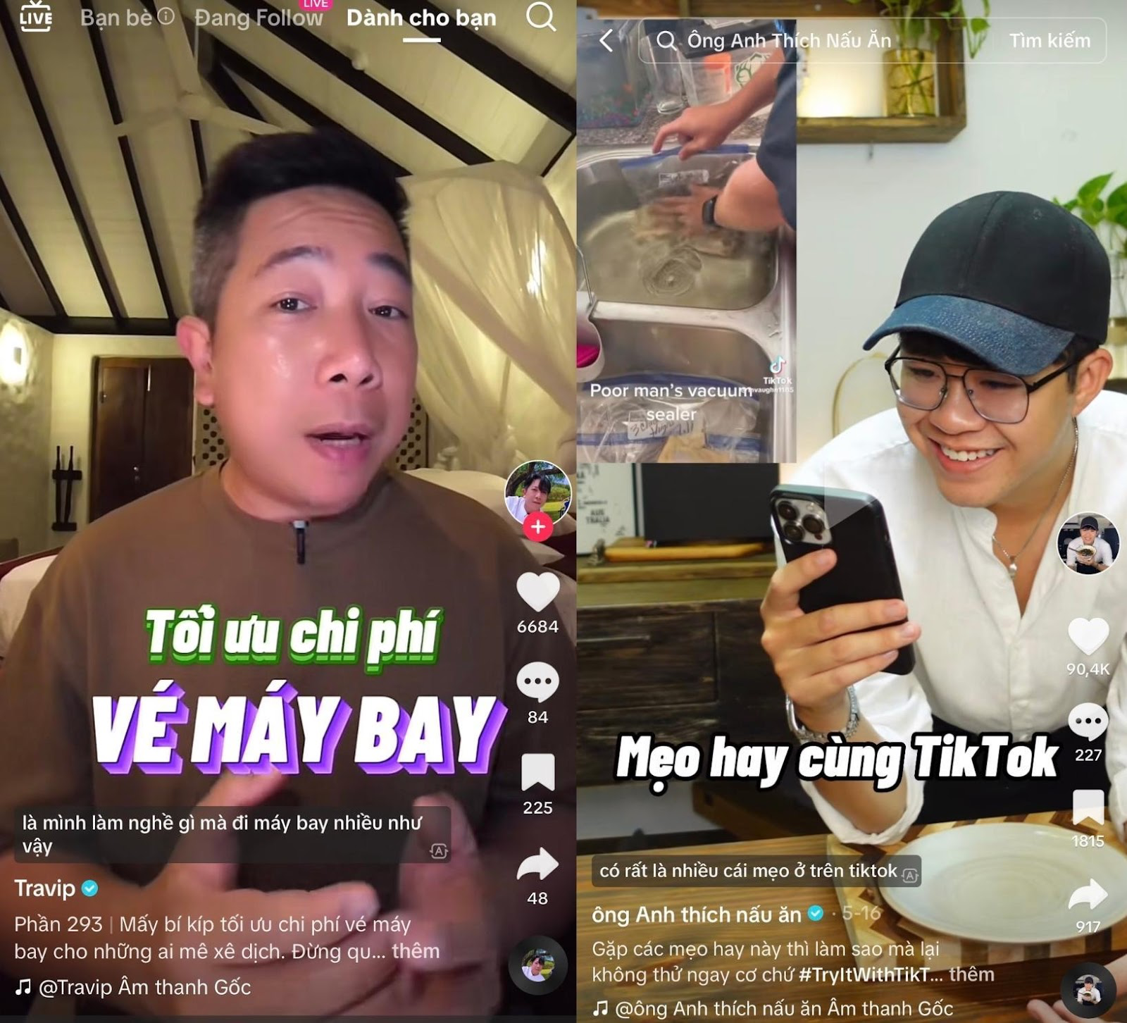 Chiến dịch #TryItWithTikTok đạt 533 triệu lượt xem TechTimes Vietnam Người dùng @travip chia sẻ cách tối ưu chi phí vé máy bay ngay thời điểm mùa hè chạm ngõ và @genjadao thử nghiệm mẹo hay được lưu truyền bấy lâu cho dân làm bếp