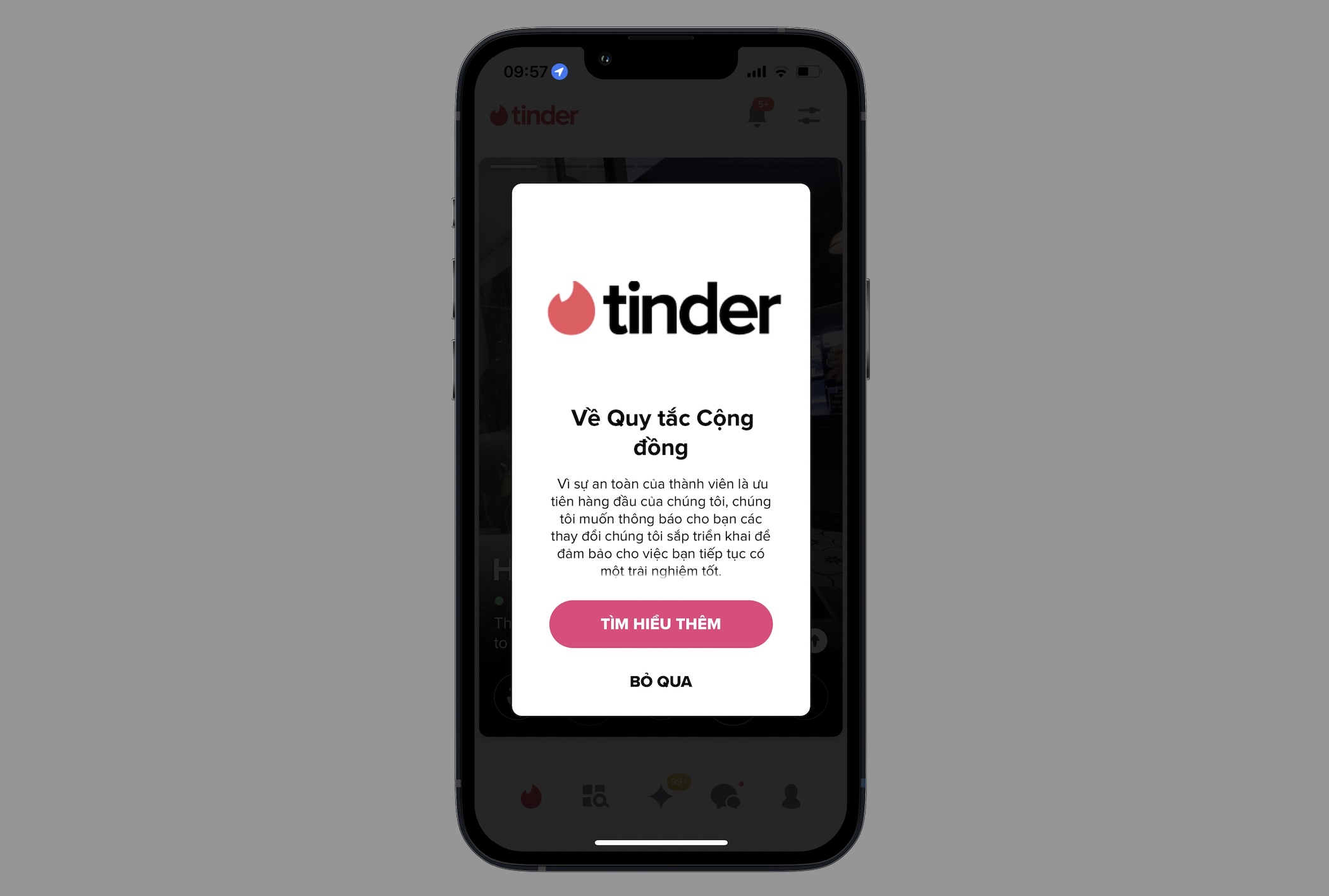Tinder cập nhật quy tắc cộng đồng, tăng tính xác thực