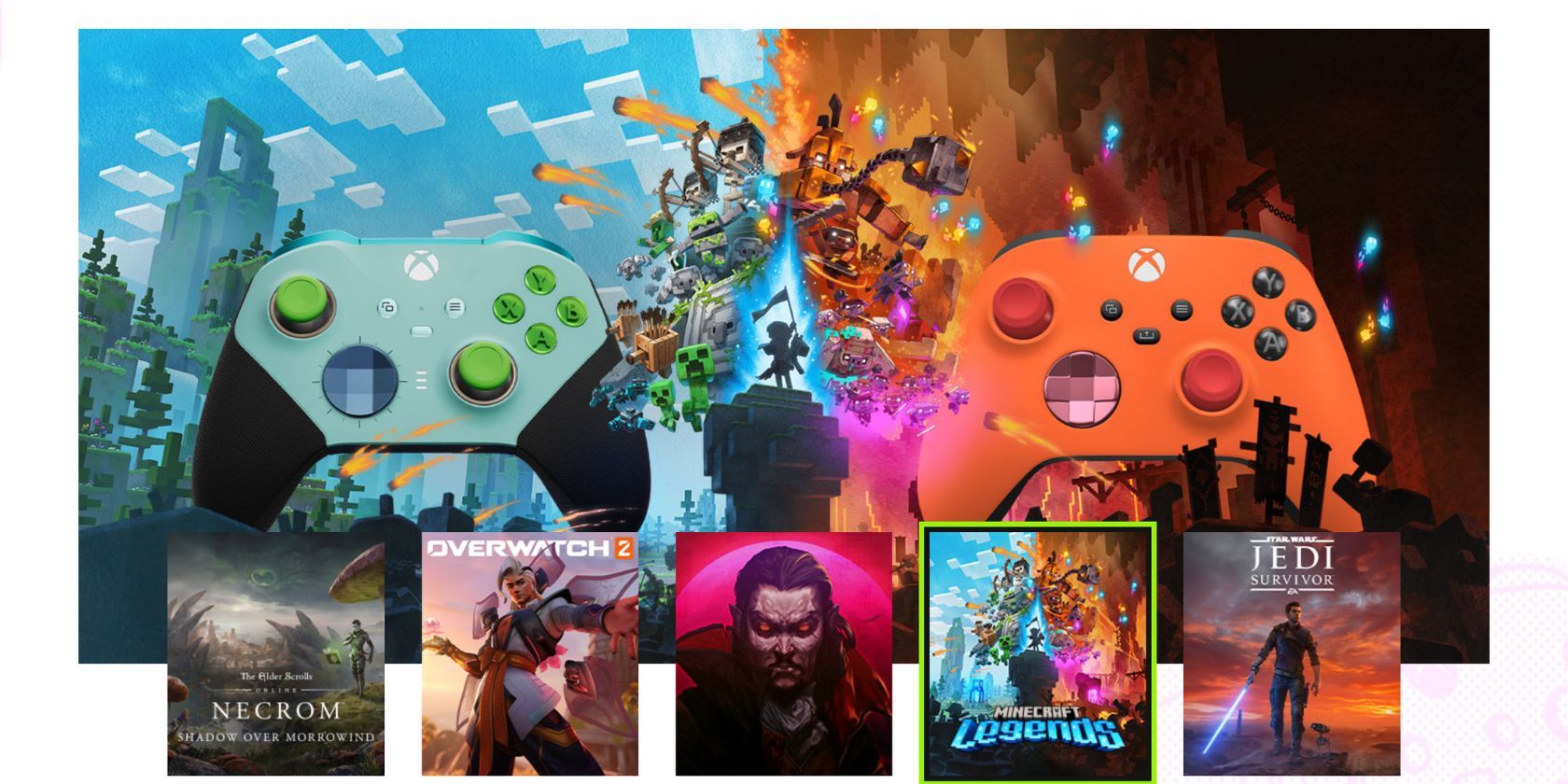Cách sử dụng Xbox Design Lab để tạo bộ điều khiển Xbox tùy chỉnh Xbox Design Lab Minecraft Legends Themed Xbox Custom Controller Ideas