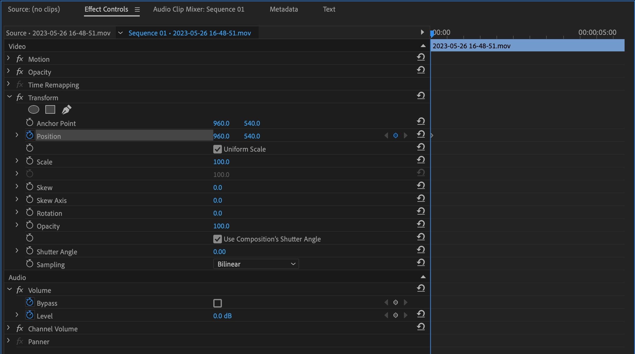 Premiere Pro chuyển đổi biểu tượng hoạt hình