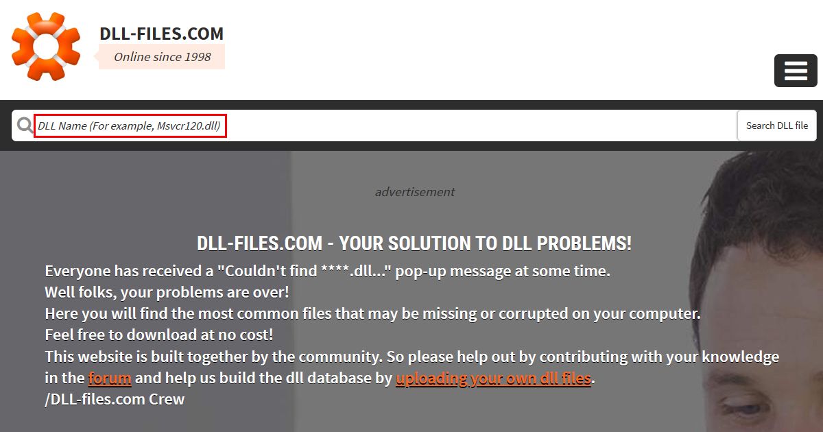 Xem trước trang web DLLFiles