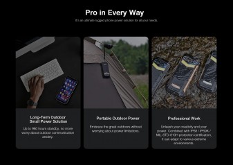 Tính năng của đèn cắm trại Doogee S100 Pro