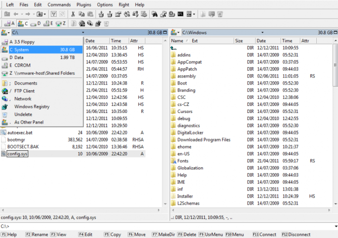 Đây là ảnh chụp màn hình của trình khám phá tệp altap thay thế Windows File Explorer