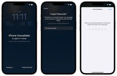 Đặt lại mật khẩu iOS 17