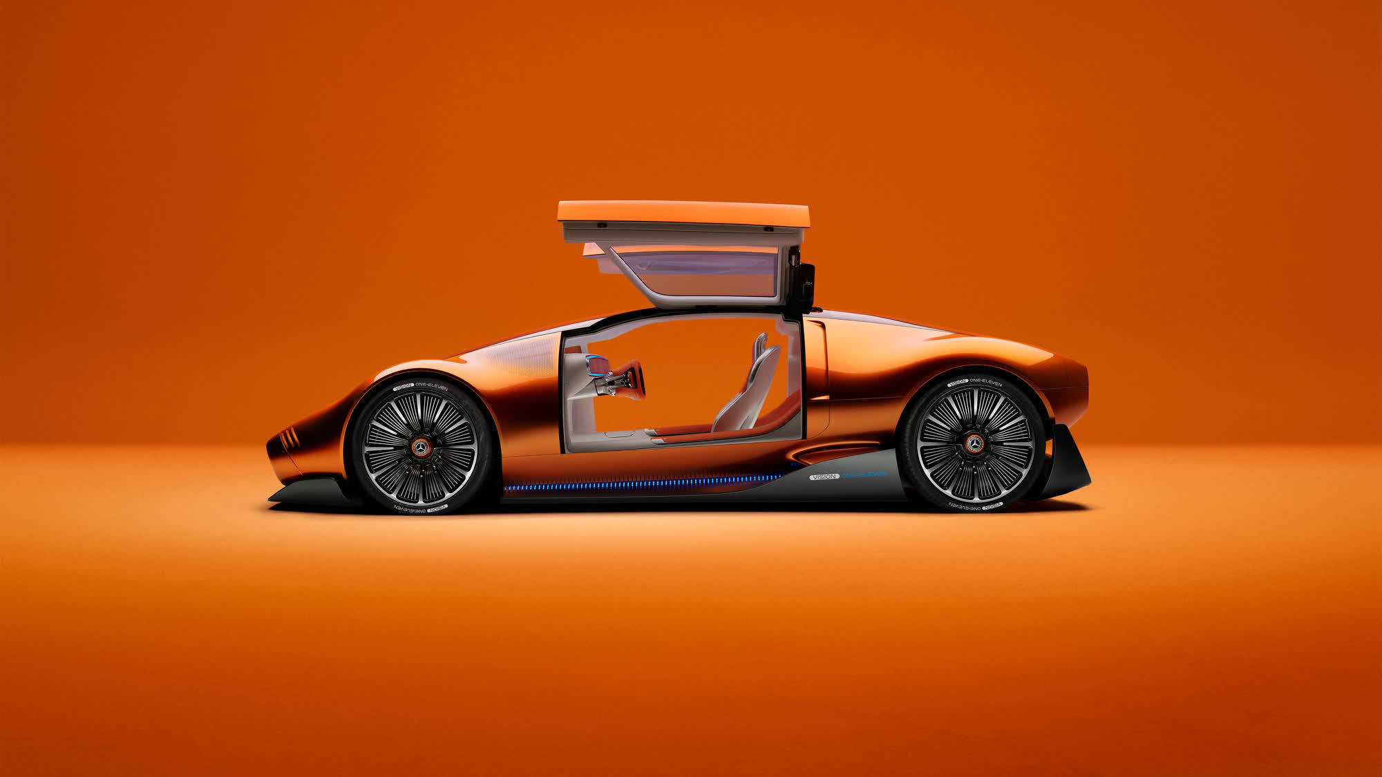 1686978317 136 Mercedes Benz gioi thieu mau roadster dien One Eleven voi dong co TechTimes Vietnam Mercedes-Benz giới thiệu mẫu roadster điện One-Eleven với động cơ hướng trục