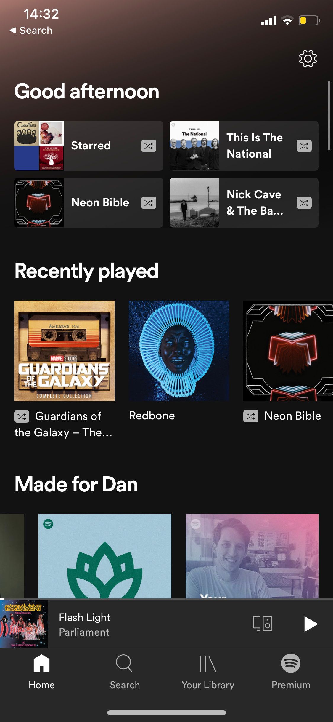 Ứng dụng Spotify trên iPhone