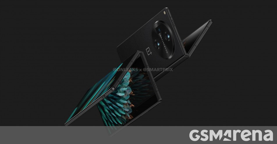 OnePlus V Fold xuất hiện trong các kết xuất mới
