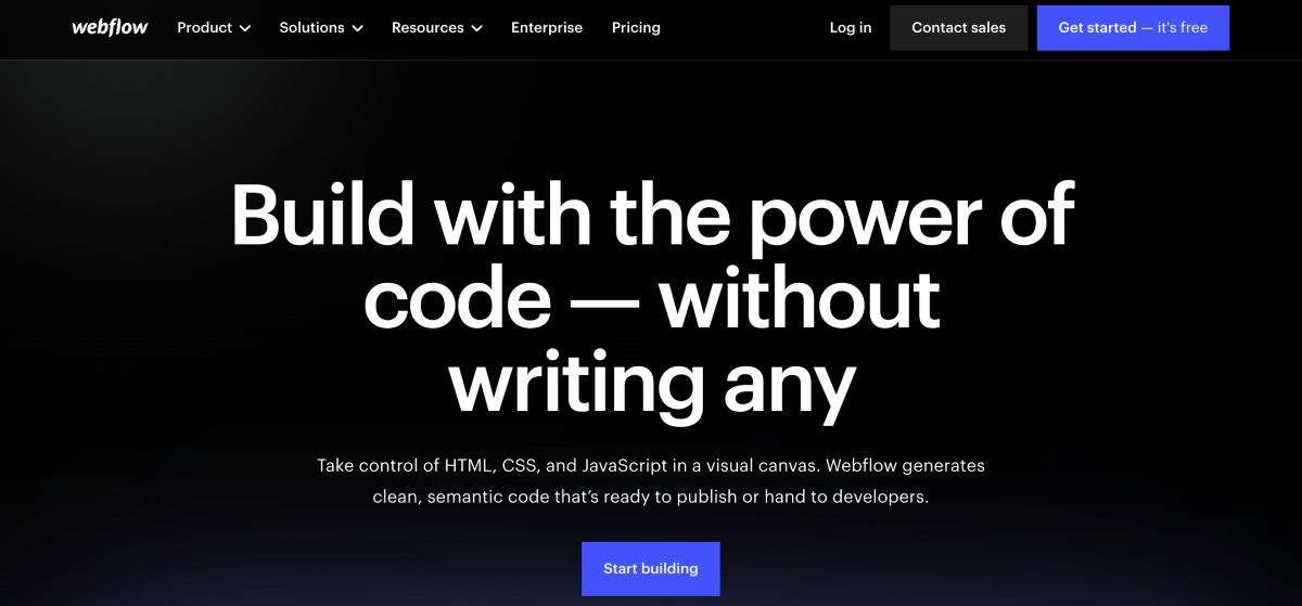 trang chủ webflow