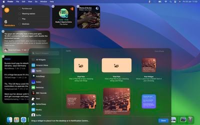 Đây là cách các widget tương tác hoạt động trong macOS Sonoma TechTimes Vietnam widget macos