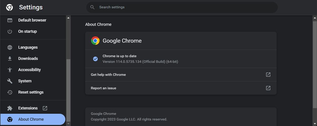 Cập nhật Google Chrome