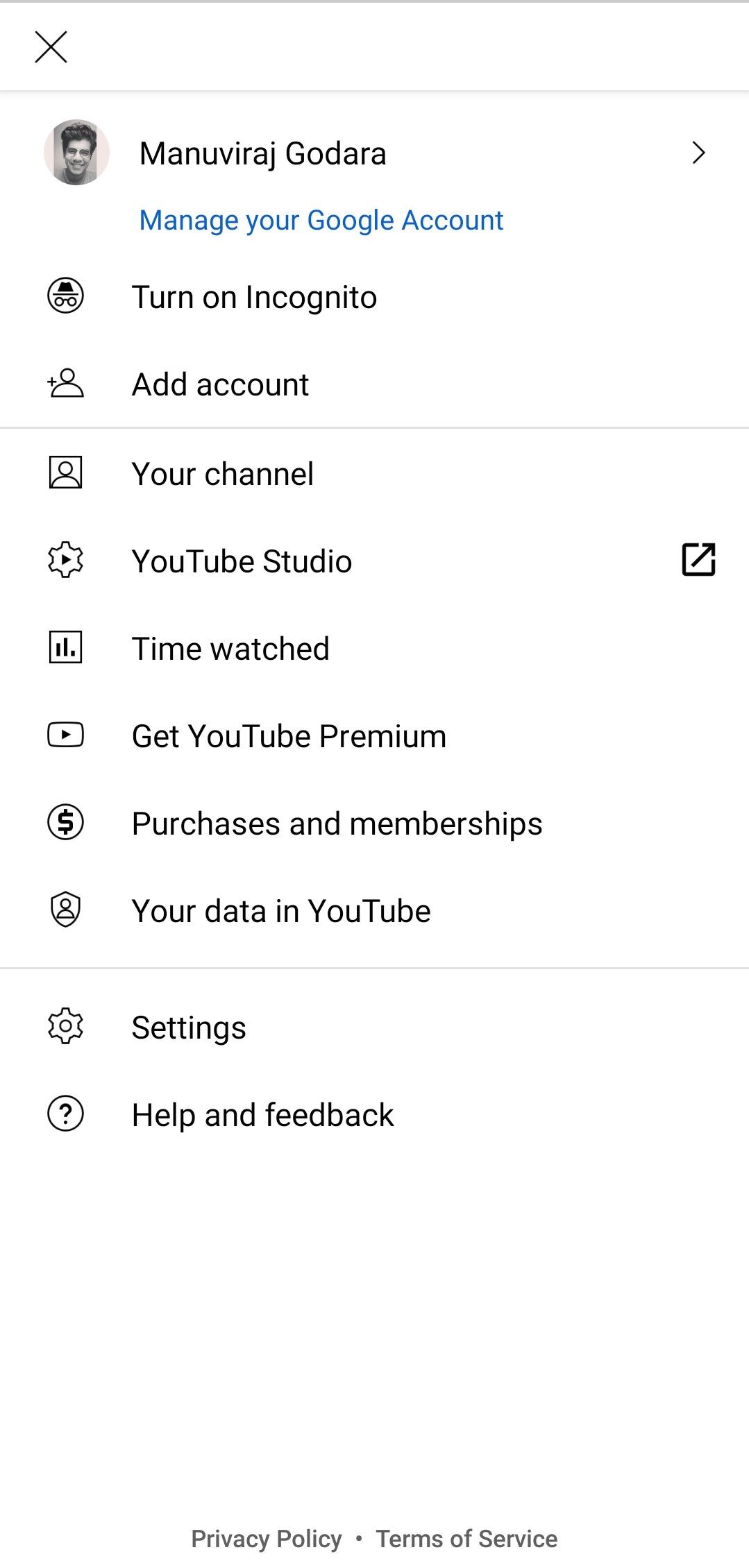 Cài đặt ứng dụng YouTube dành cho thiết bị di động.