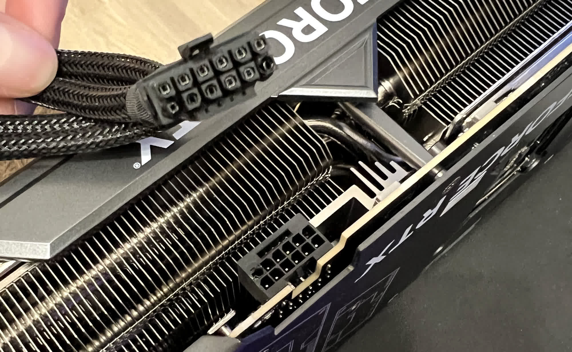 Another 16-pin RTX 4090 power adapter has melted, but from the PSU side this time