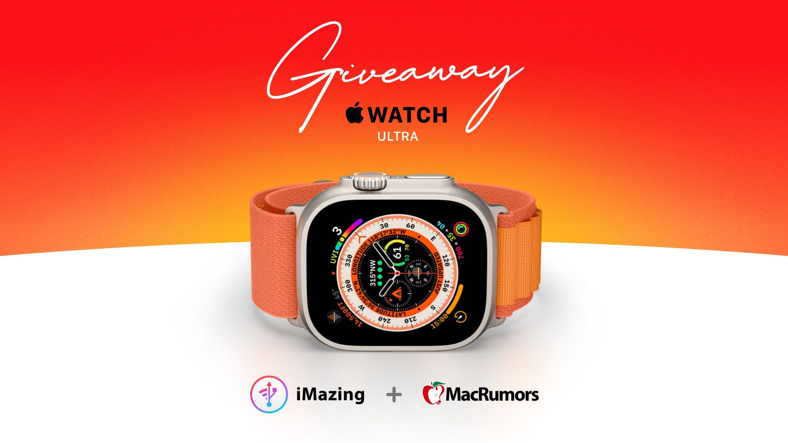 MacRumors Giveaway: Giành được Apple Watch Ultra từ iMazing