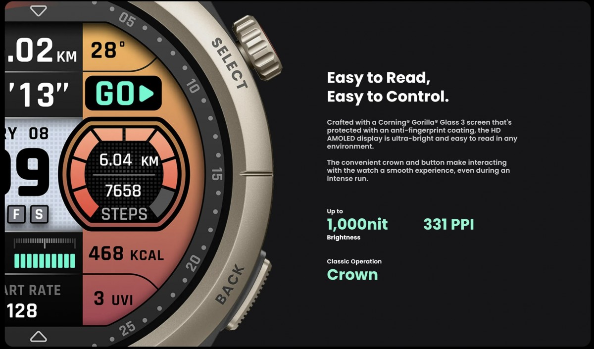 Amazfit Cheetah và Cheetah Pro được công bố dành cho người chạy bộ với vương miện cổ điển và GPS băng tần kép