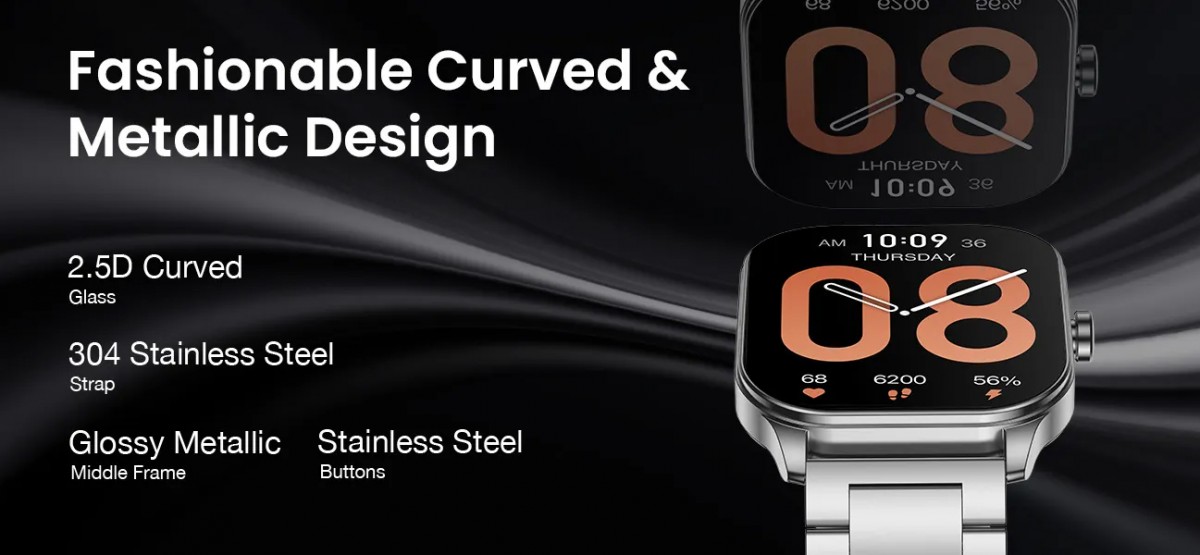 Amazfit Pop 3S được công bố với màn hình AMOLED 1.96 inch và gọi Bluetooth 