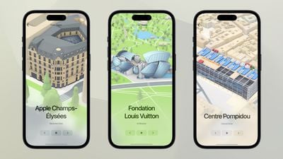 Apple Maps 3D Paris 1
