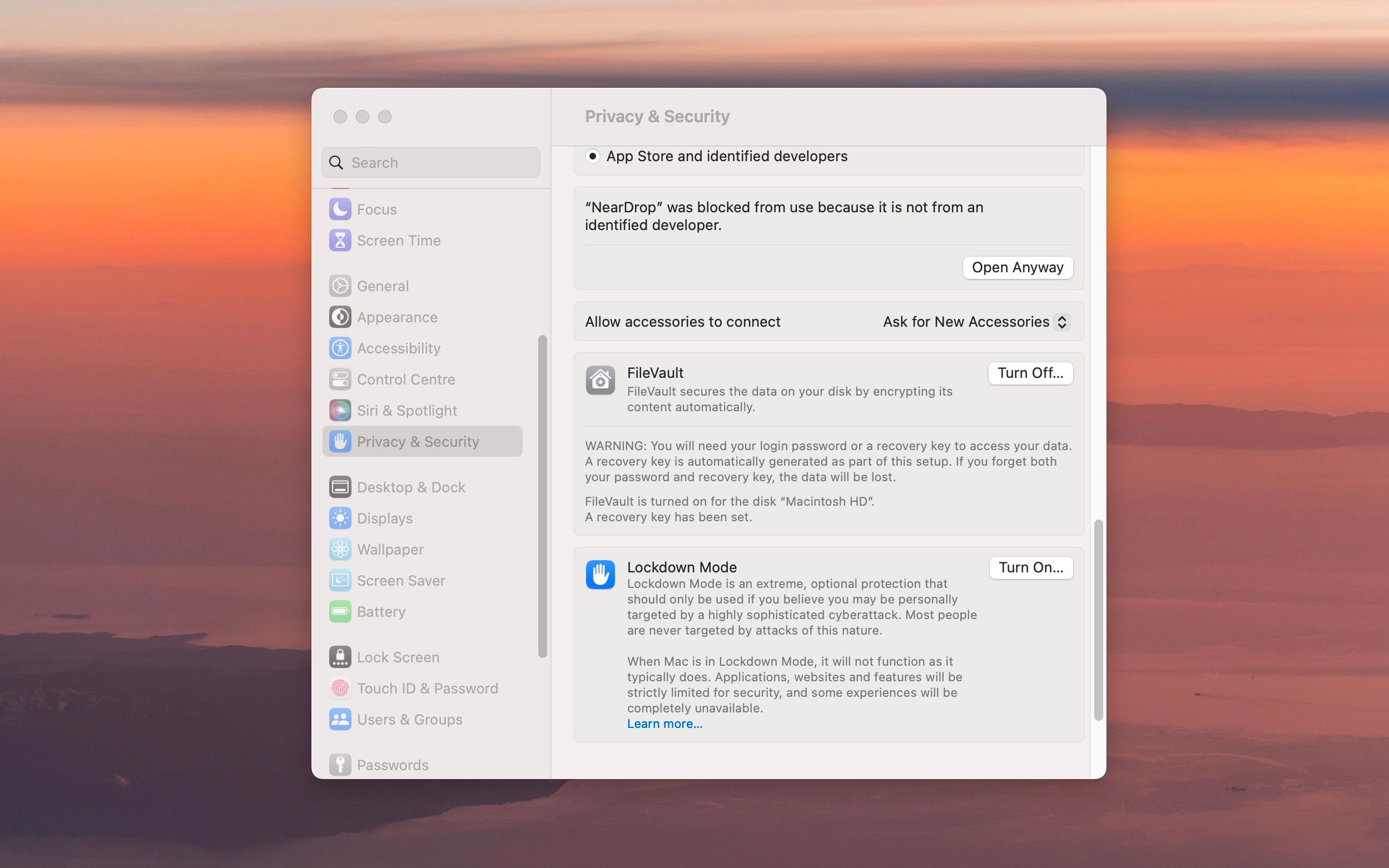 Cài đặt NearDrop trên máy Mac