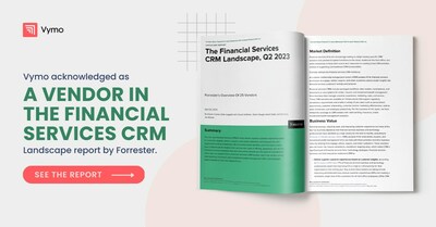 Forrester recognizes Vymo as a notable Financial Services CRM in its latest report.
