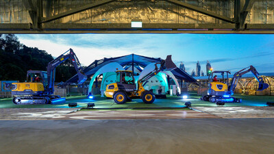 Southeast Asia’s first electric construction machines arrive in Singapore. (PRNewsfoto/Volvo Construction Equipment)