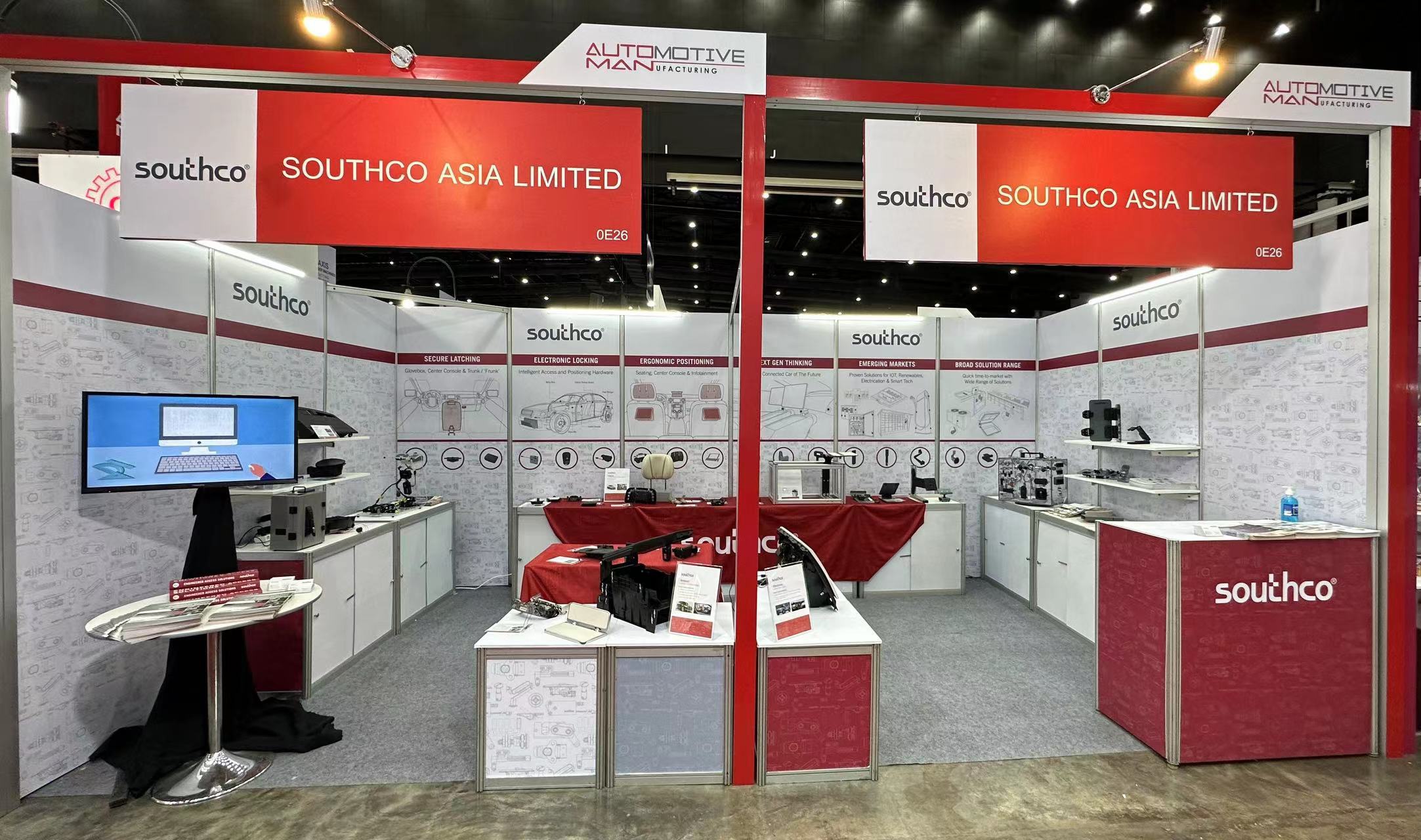 Gian hàng Southco tại OE26, Hall 100