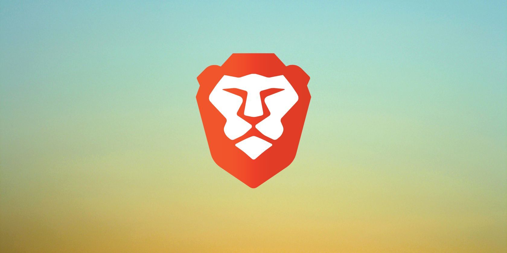 Cách thay đổi hình nền của bạn trong Brave Brave browser logo is seen on colorful background resembling sunset