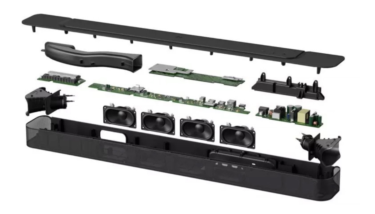 Đánh giá JBL Bar 300: Chất âm trẻ khoẻ làm sống động phòng khách của bạn TechTimes Vietnam Chi tiết cách bố trí "nội thất" bên trong của Bar 300. Nguồn từ trang web của JBL.