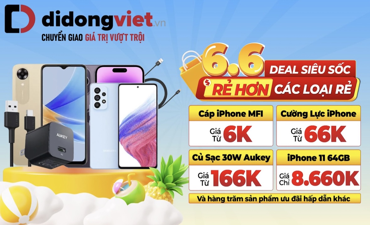 Loạt sản phẩm công nghệ “Rẻ hơn các loại rẻ” dịp 6/6 TechTimes Vietnam Loạt sản phẩm công nghệ “Rẻ hơn các loại rẻ” dịp 6/6