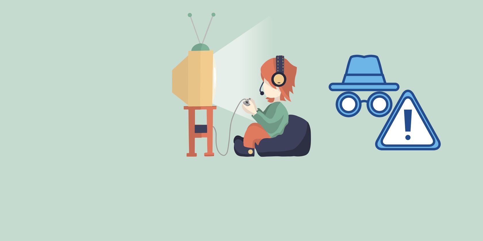 Phần mềm chống gian lận là gì và nó hoạt động như thế nào? An illustration of a person playing a video game