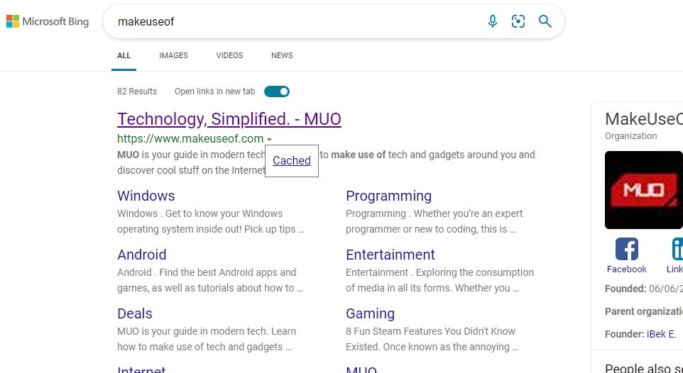 makeuseof google ảnh chụp màn hình tìm kiếm