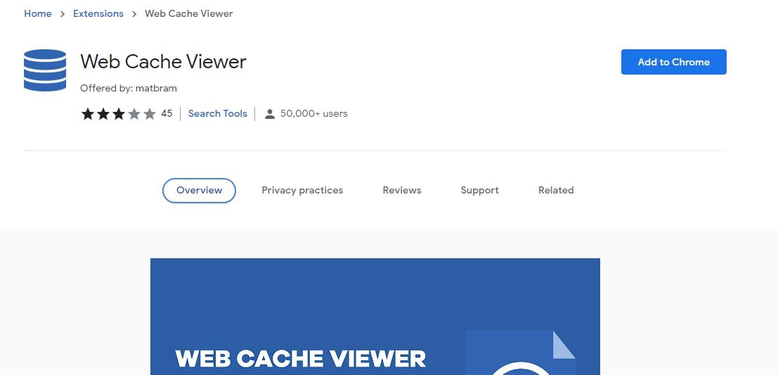 ảnh chụp màn hình trình xem bộ đệm web