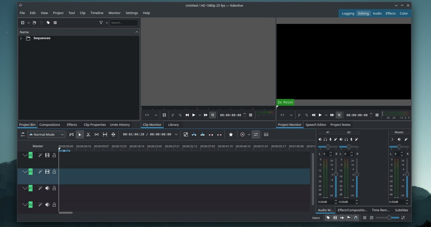 chỉnh sửa video với kdenlive
