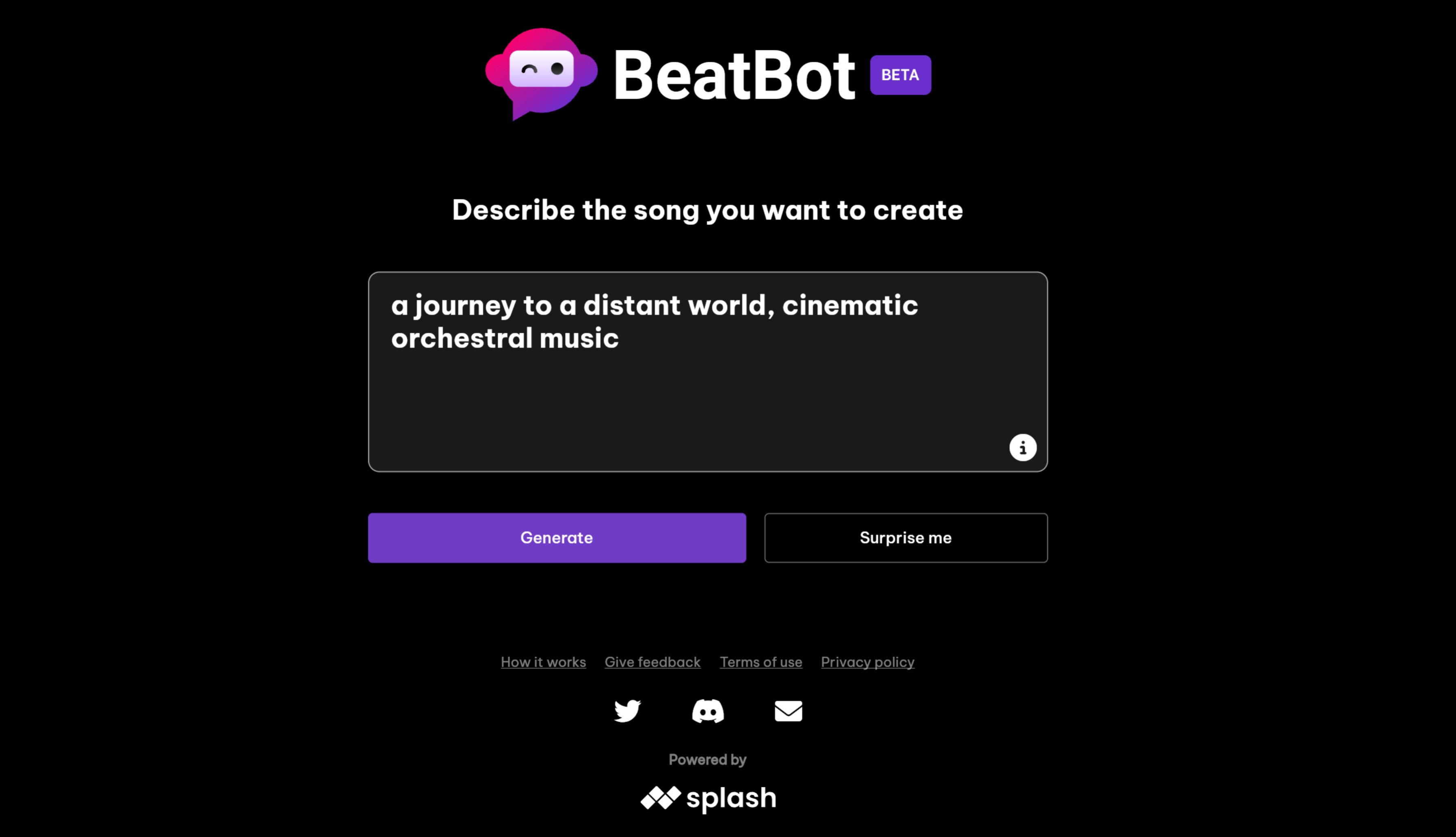 Nhắn tin nhắc tạo nhạc ai trên beatbot