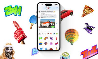 nhãn dán tin nhắn ios 17