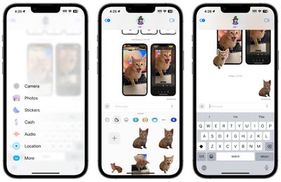 tin nhắn dán ios 17