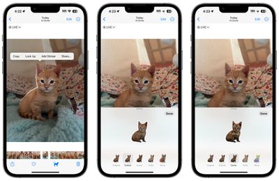 tạo nhãn dán ios 17