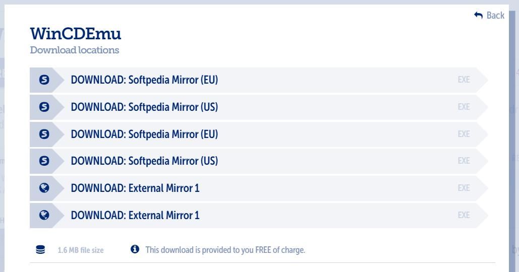 Tùy chọn vị trí tải xuống của Softpedia