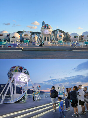 Tận hưởng khung cảnh ngoạn mục của Cảng Victoria với các nhân vật Disney tại Harbour City