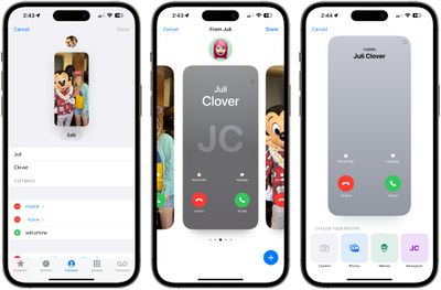 áp phích liên hệ ios 17