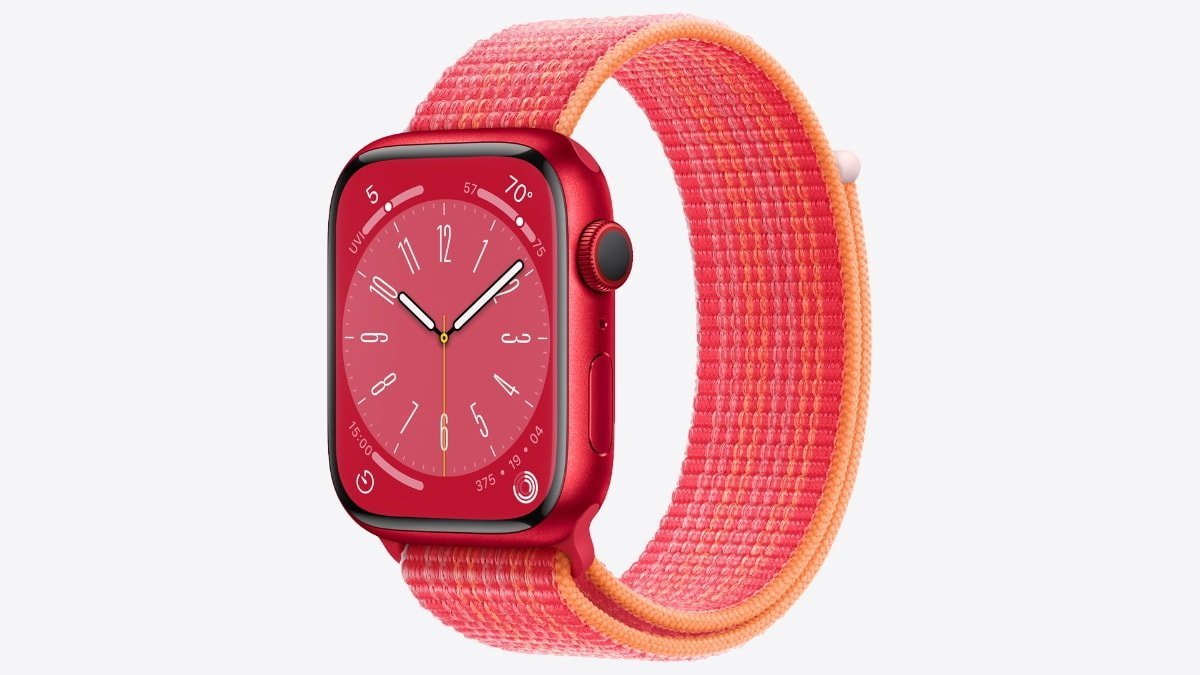 Apple Watch Series 8 so với Samsung Galaxy Watch 6: Apple Watch màu (SẢN PHẨM) ĐỎ
