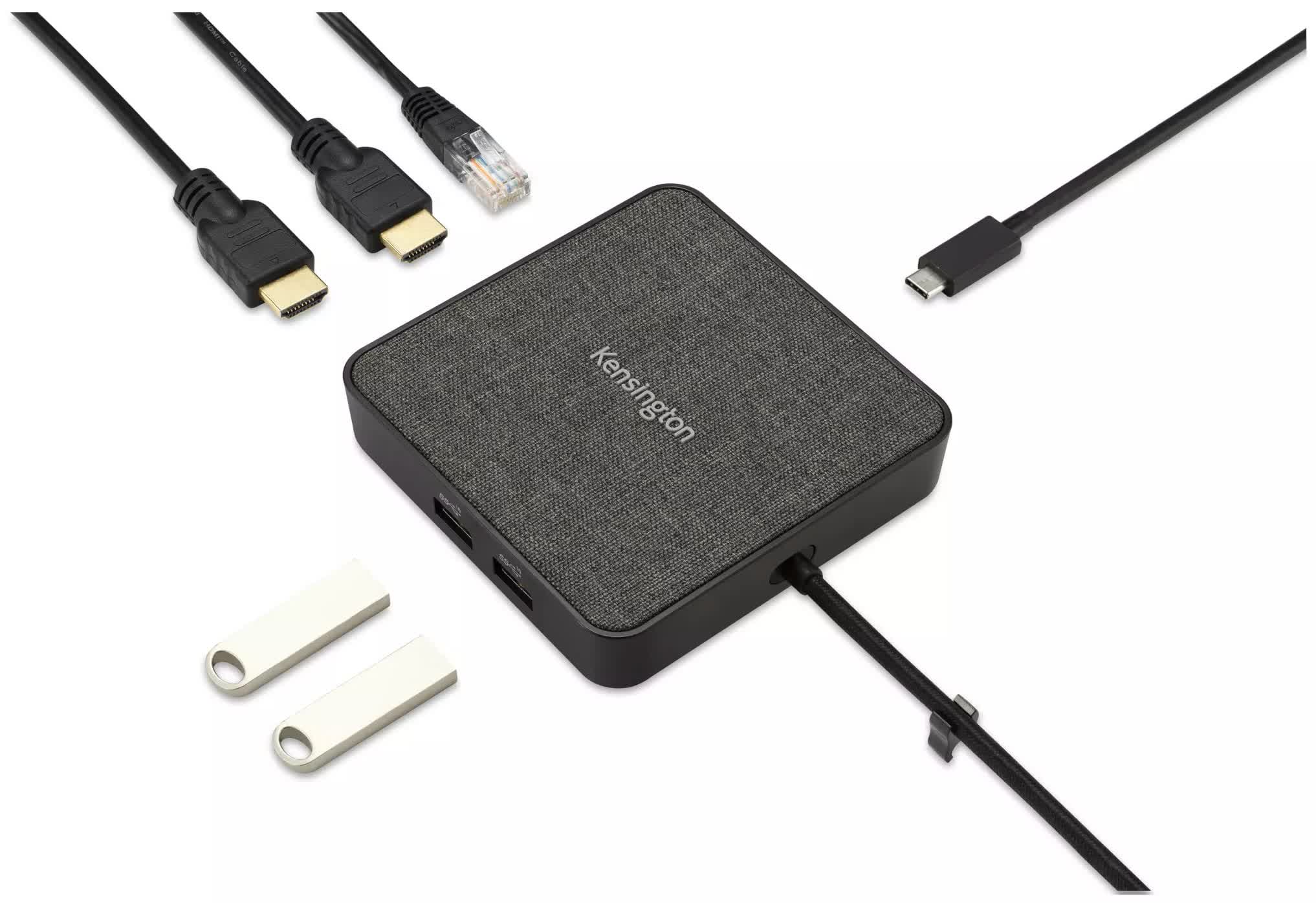 Plugable và Kensington ra mắt đế cắm USB-4 hỗ trợ màn hình kép 4K 120Hz Plugable and Kensington unveil USB-4 docks supporting dual 4K 120Hz displays
