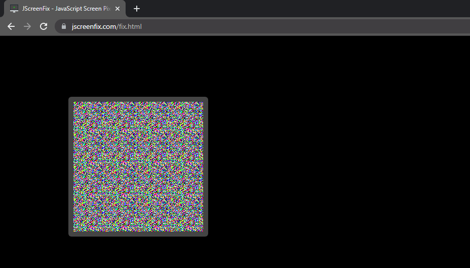 jscreenfix lỗi ghi điểm ảnh chết trong bản sửa lỗi