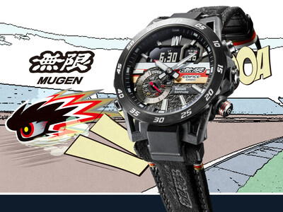 Casio phát hành phiên bản EDIFICE đầu tiên hợp tác với MUGEN ECB-40MU
