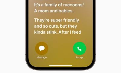 Thư thoại trực tiếp iOS 17