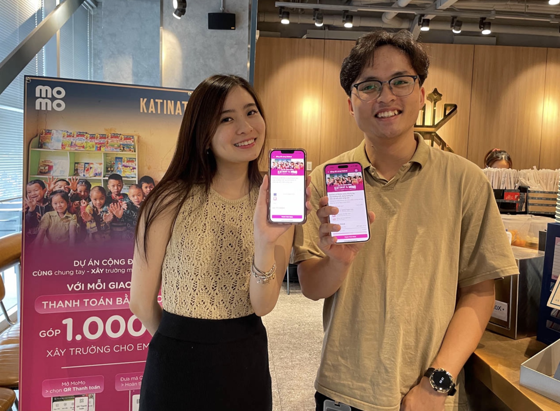 Katinat tiên phong hợp tác với MoMo triển khai trích doanh thu làm từ thiện, mở ra hướng đi mới cho các thương hiệu thực hiện chiến dịch CSR.